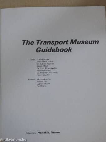 The Transport Museum Guidebook