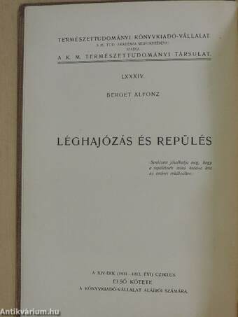 Léghajózás és repülés