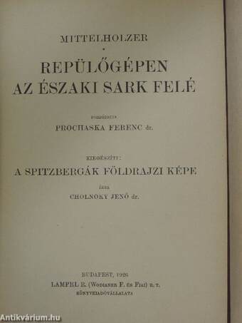 Repülőgépen az Északi sark felé