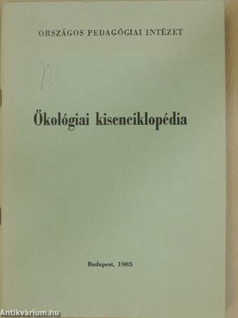 Ökológiai kisenciklopédia