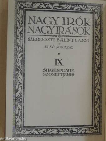 Shakespeare szonettjei