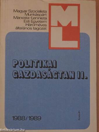 Politikai gazdaságtan II.