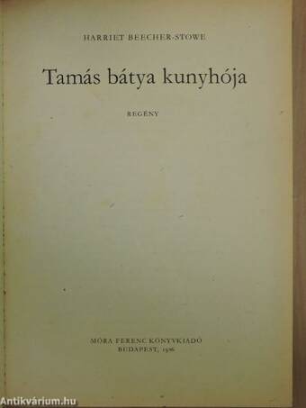 Tamás bátya kunyhója