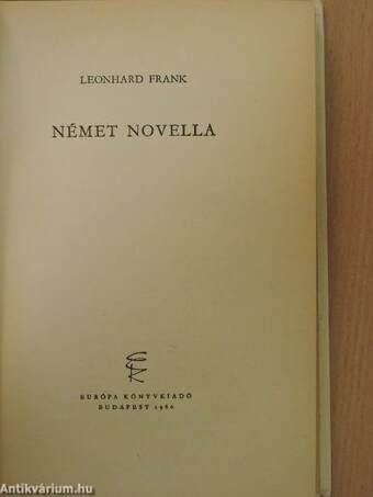 Német novella