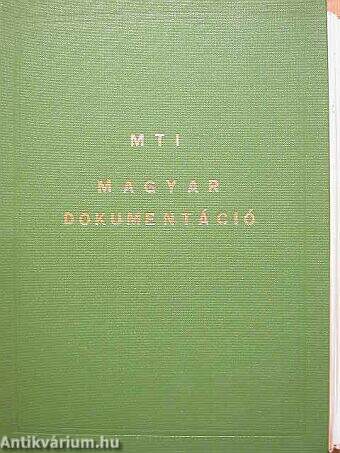 MTI magyar dokumentáció 1975. január-december