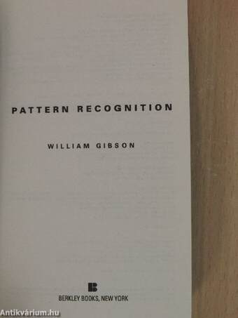 Pattern Recognition