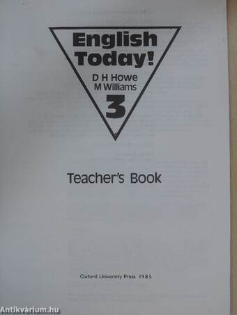 English Today! 3. - Teacher's Book