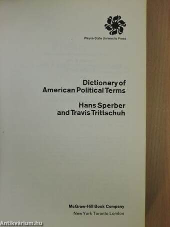 Dictionary of American Political Terms