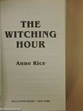 The Witching Hour