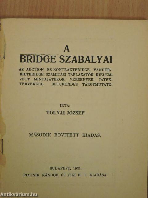 A Bridge szabályai