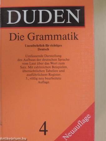 Duden 4 - Die Grammatik