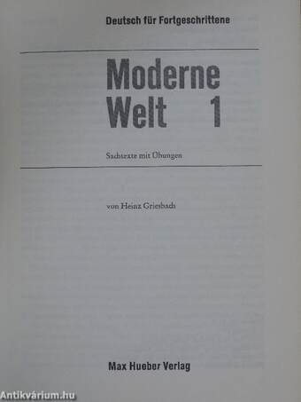 Moderne Welt 1-2.