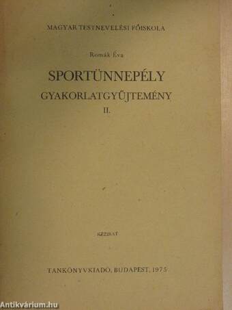 Sportünnepély II.