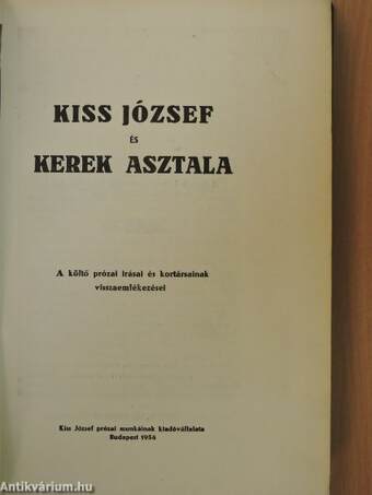 Kiss József és kerek asztala