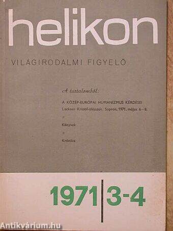 Helikon 1971/3-4.