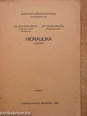 Hidraulika I.