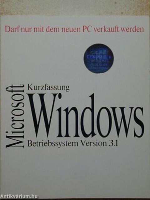 Kurzfassung Microsoft Windows 3.1