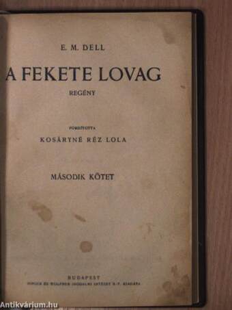 A fekete lovag I-II.