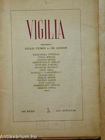 Vigilia 1948. május