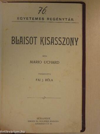 Blaisot kisasszony