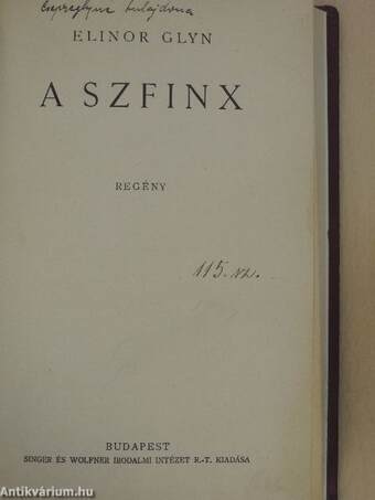 A Szfinx/Marise