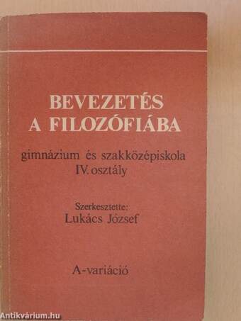 Bevezetés a filozófiába