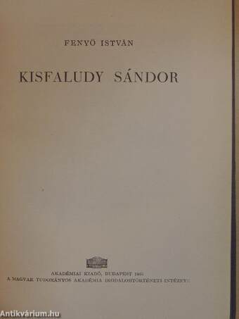 Kisfaludy Sándor