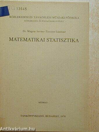 Matematikai statisztika