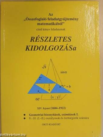 Az "Összefoglaló feladatgyűjtemény matematikából" című könyv feladatainak részletes kidolgozása XIV. fejezet