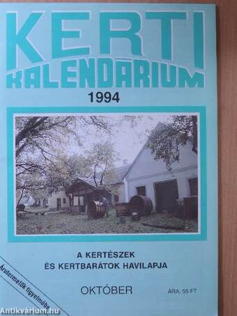 Kerti Kalendárium 1994. október
