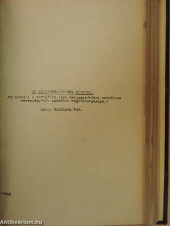 Gépkocsi felszerelési cikkek és tartozékok árjegyzéke II./Kohó- és gépipari szakirodalmi tájékoztató 1959. 1. szám/Uj gépszámtervezési módszer/Kohó- és gépipari szakirodalmi tájékoztató 1959. 9. szám