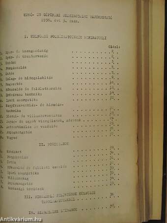 Gépkocsi felszerelési cikkek és tartozékok árjegyzéke II./Kohó- és gépipari szakirodalmi tájékoztató 1959. 1. szám/Uj gépszámtervezési módszer/Kohó- és gépipari szakirodalmi tájékoztató 1959. 9. szám