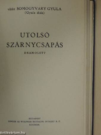 Virrasztó a ködben/Utolsó szárnycsapás/A virágember/A fiú nem üthet vissza