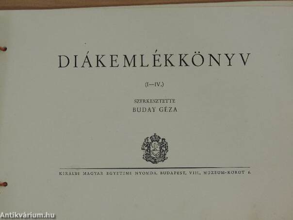 Diákemlékkönyv