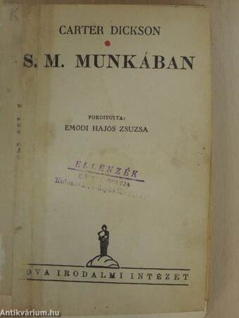 S. M. munkában