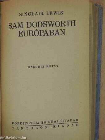 Sam Dodsworth Európában I-II.