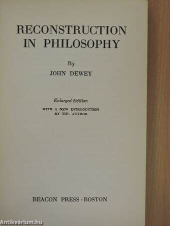 Reconstruction in Philosophy