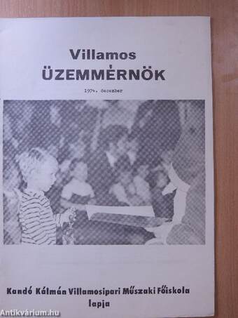 Villamos Üzemmérnök 1974. december