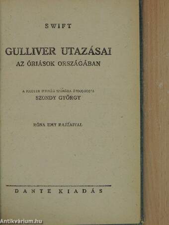 Gulliver utazásai az óriások országában