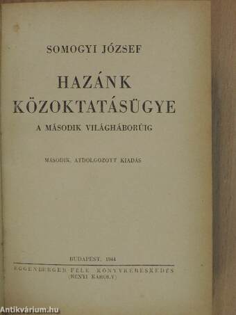 Hazánk közoktatásügye