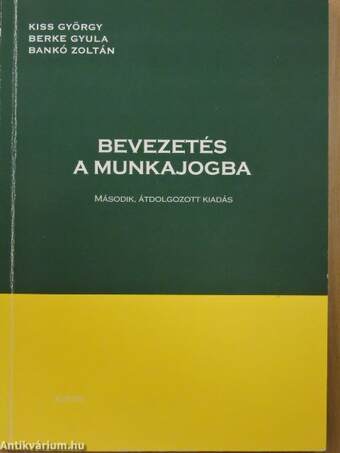 Bevezetés a munkajogba