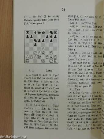 Closed System of the Sicilian Defence in the series Way of Openings