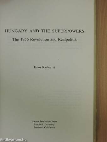 Hungary and the Superpowers