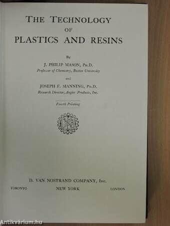 The Technology of Plastics and Resins