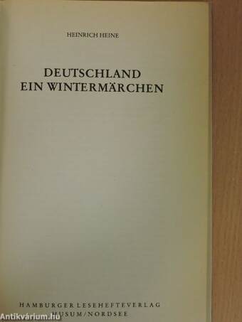 Deutschland/Ein Wintermärchen