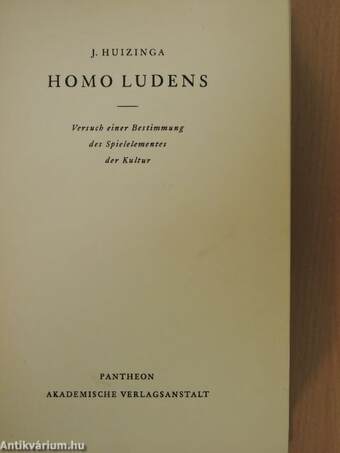 Homo Ludens