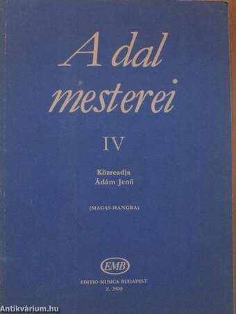 A dal mesterei IV.