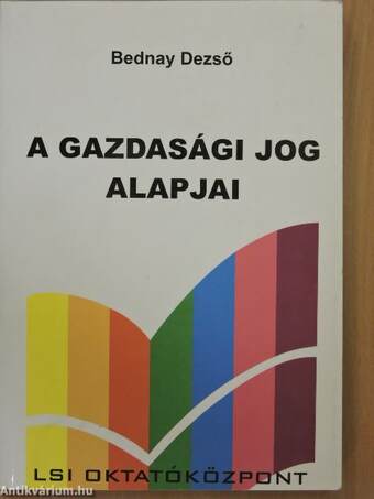 A gazdasági jog alapjai