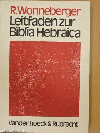 Leitfaden zur Biblia Hebraica Stuttgartensia