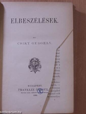 Elbeszélések